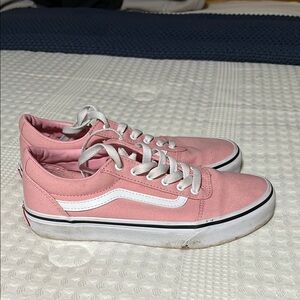 Vans Women's Pink Canvas Sneakers